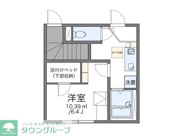 レオパレス八田の物件間取画像